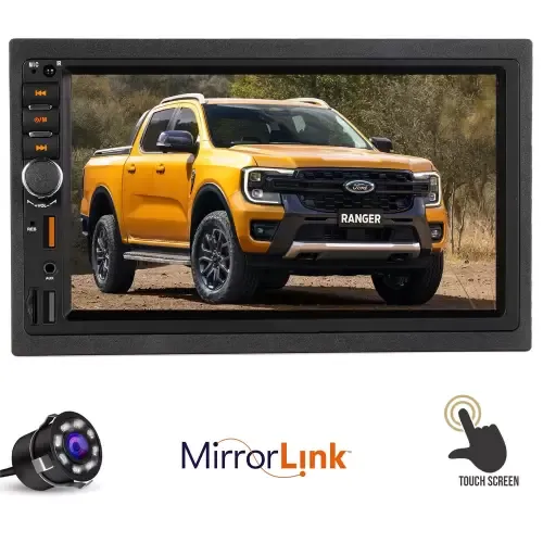 Double Teyp 7 İnç 4x65 Watt Mirrorlink Dual Usb Tf Aux 7 Renk Ekran ES-P5001