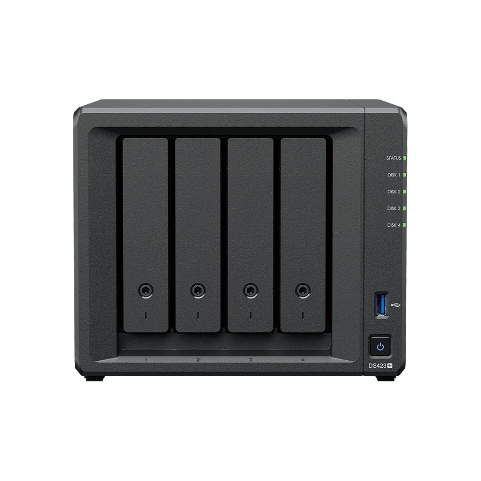 SYNOLOGY DS423PLUS 2GB 4 BAY 2xGLAN NAS DEPOLAMA ÜNİTESİ