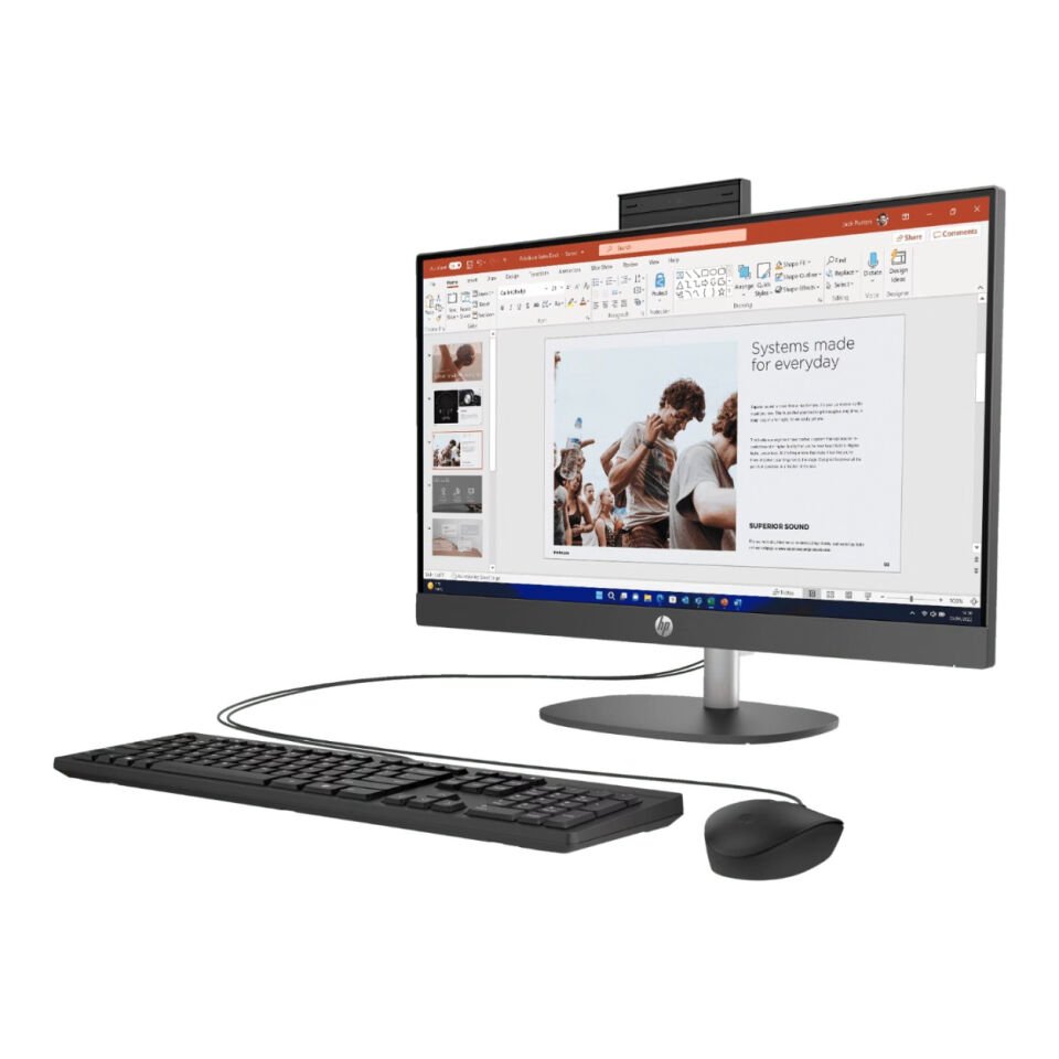 HP A1JZ2ES AIO PRO 240 G10 I7-1355U 16GB 512GB SSD 23.8'' DOS SIYAH ALL IN ONE PC