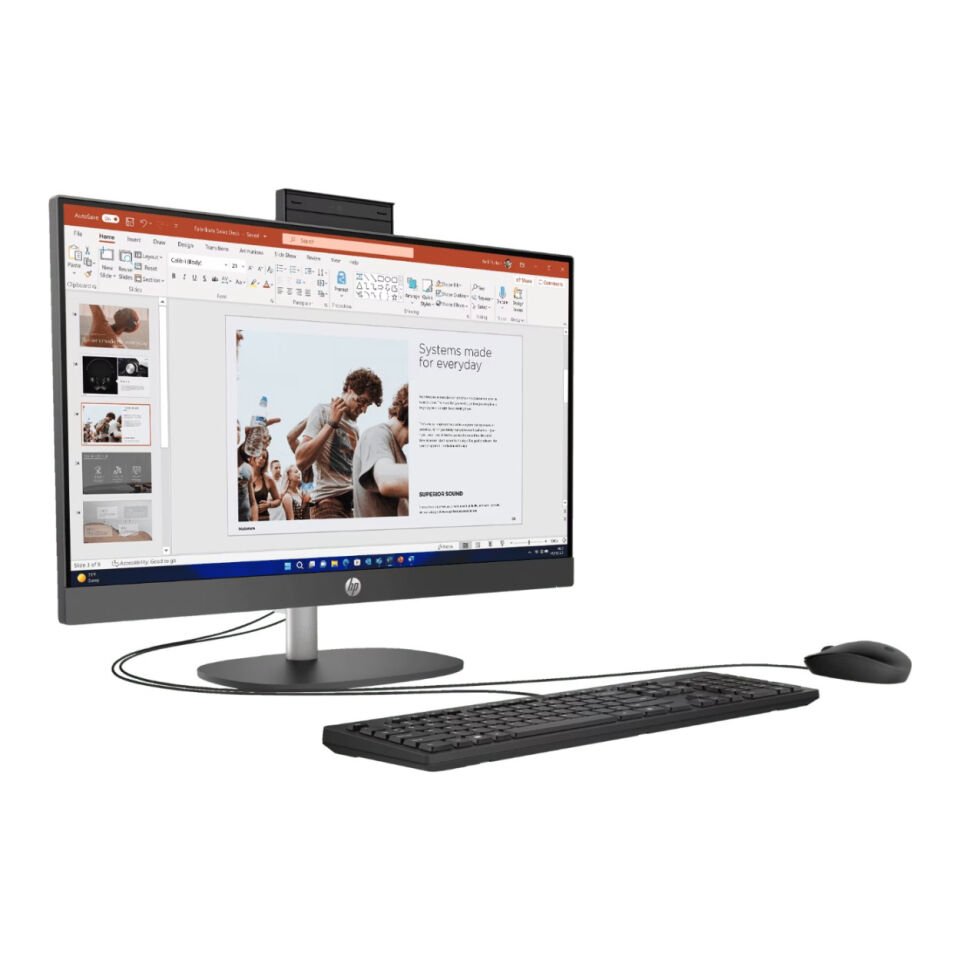 HP A1JZ2ES AIO PRO 240 G10 I7-1355U 16GB 512GB SSD 23.8'' DOS SIYAH ALL IN ONE PC