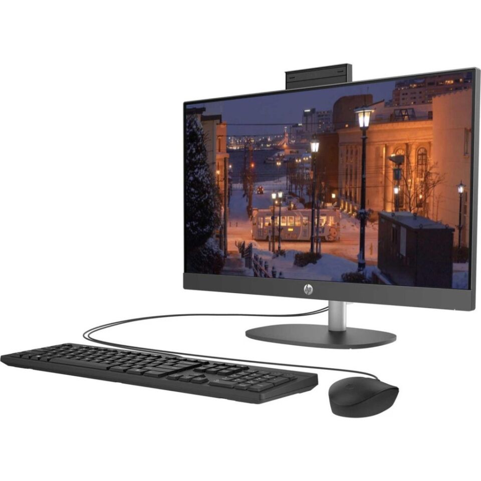 HP A1JZ3ES AIO PRO 240 G10 I5-1335U 16GB 512GB SSD 23.8'' DOS SIYAH ALL IN ONE PC