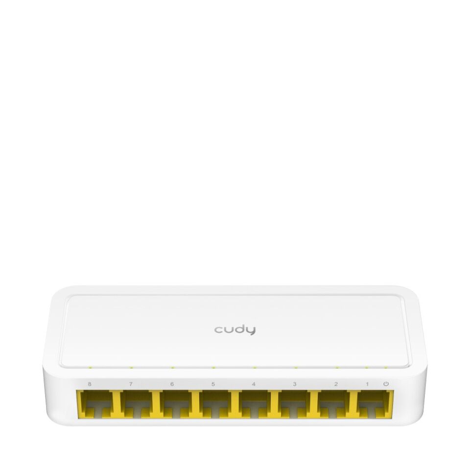 CUDY FS108D 8 PORT 10/100 YONETILEMEZ DESKTOP SWITCH PLASTİK KASA