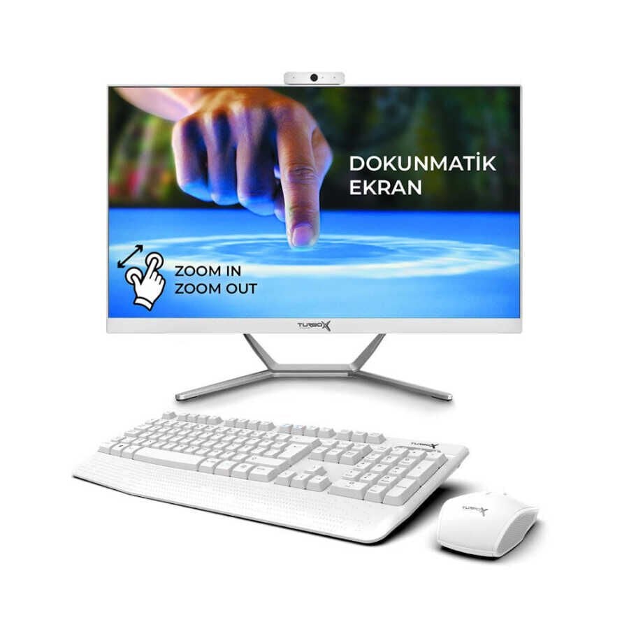 TURBOX TAX1387 I5-12450H 16GB 512 SSD 23.8'' FHD DOKUNMATİK FREE-DOS ALL IN ONE PC