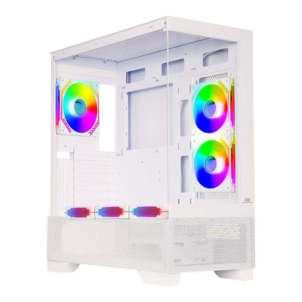 POWER BOOST JBST-PBP4308BW SEA VİEW 750W 80+ BR 6x12CM RGB FAN E-ATX PENCERELİ USB3.0 BEYAZ KASA