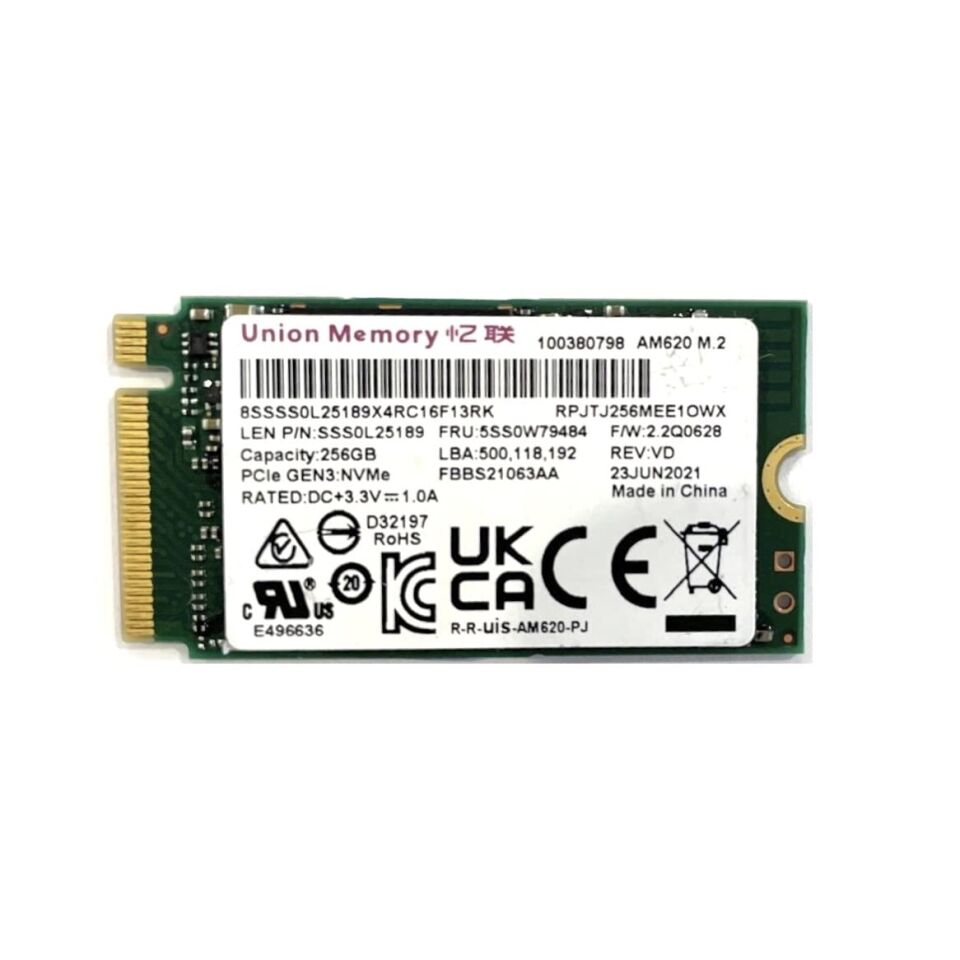 UNİON 256GB M.2 2242 PCIe NVME SSD