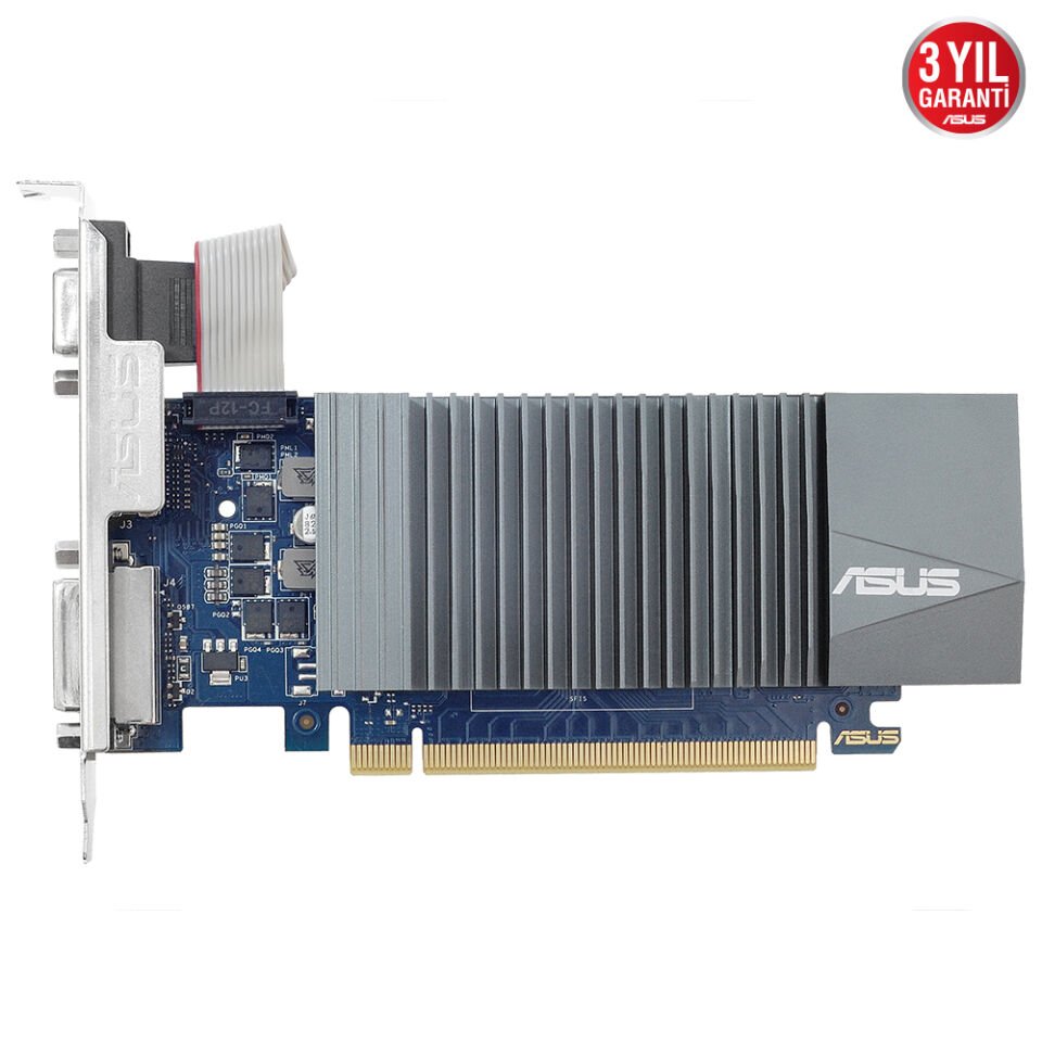 ASUS GT730-SL-2GD5-BRK GT730 2GB DDR5 64Bit VGA/DVI/HDMI 16X DX12 NVIDIA