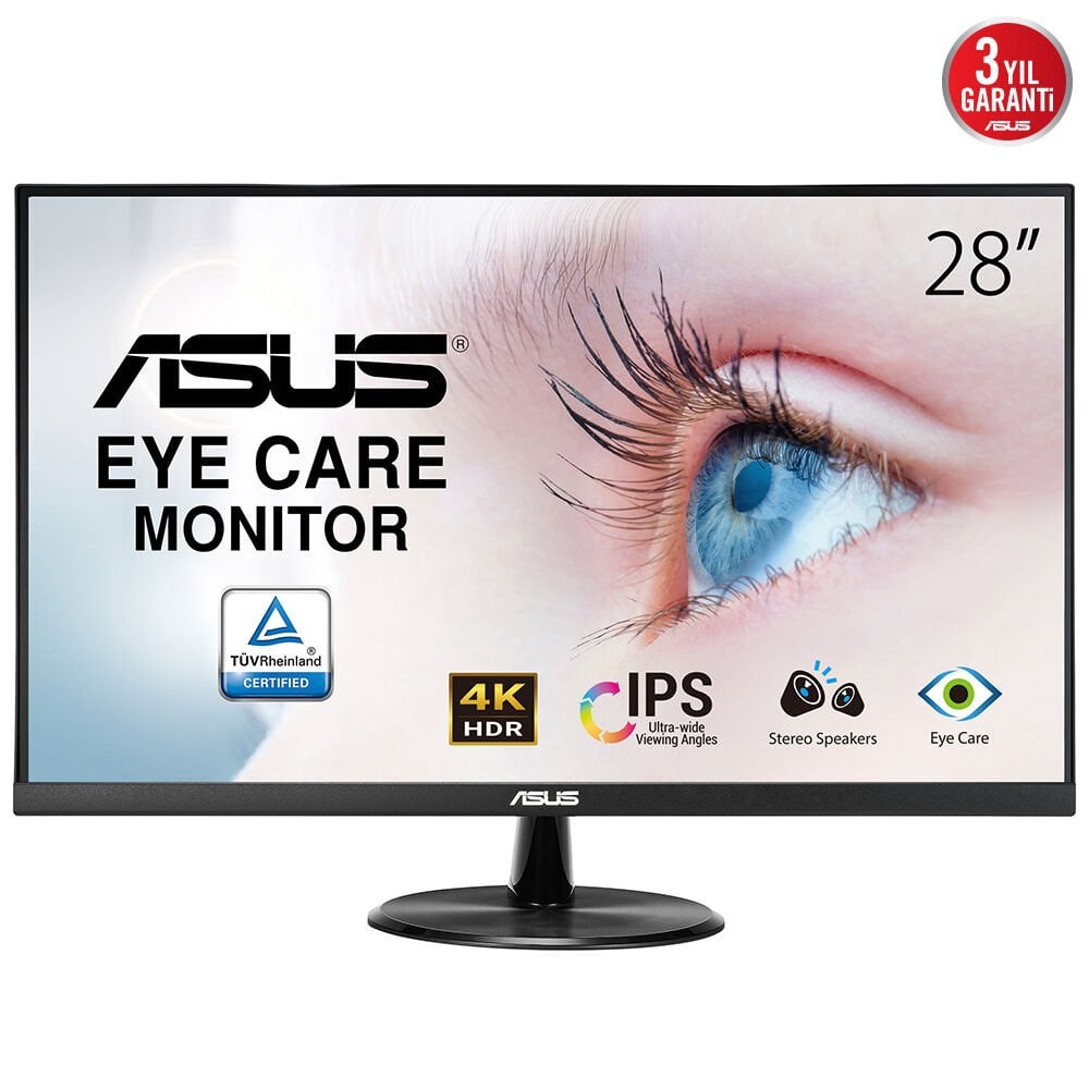 ASUS VP289Q 28'' 5MS 4K 3840x2160 HDMI/DP VESA MM IPS LED MONITOR