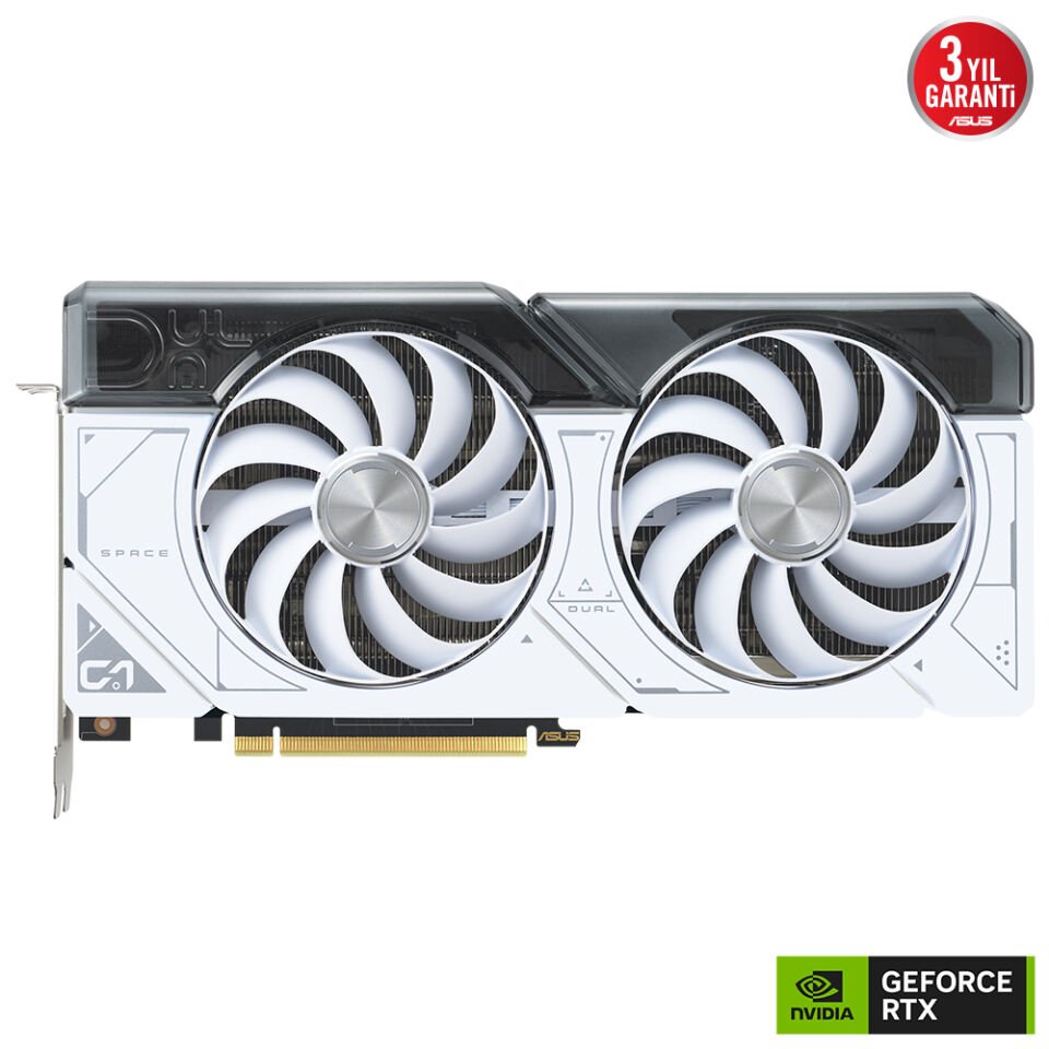 ASUS DUAL-RTX4070S-O12G-WHITE RTX4070 SUPER OC 12GB GDDR6X 192Bit 3xDP/1xHDMI PCI-E 4.0