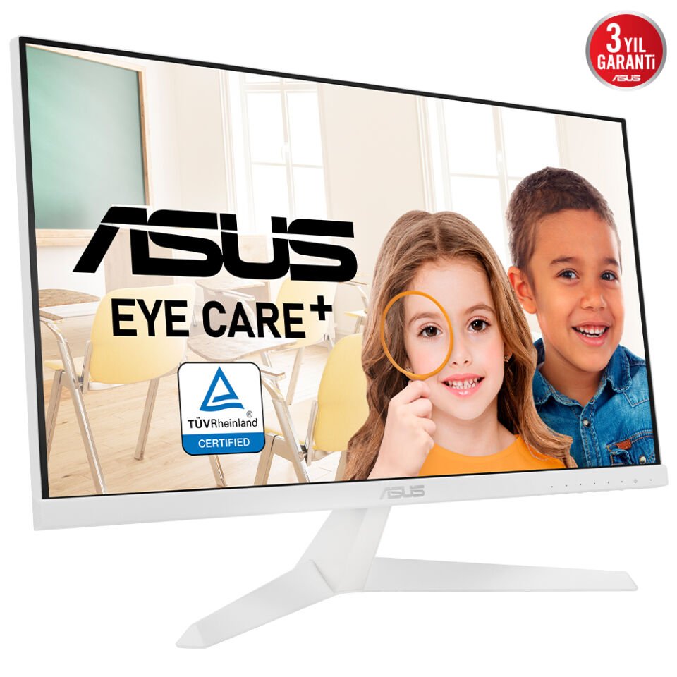 ASUS VY249HE-W 23.8'' 1MS 1920x1080 VGA/HDMI 75Hz BEYAZ LED GAMING MONITOR