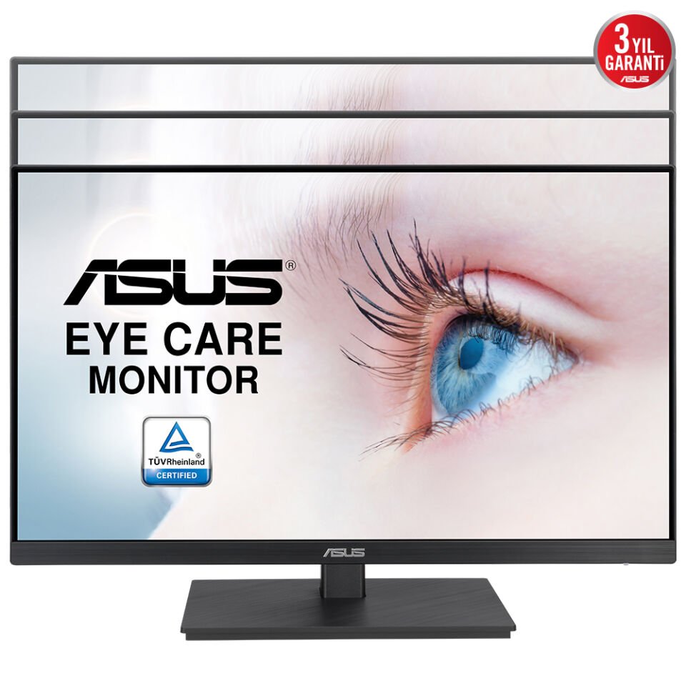 ASUS VA24EQSB 23.8'' 5MS 1920x1080 VGA/DVI/HDMI VESA MULTIMEDYA 75Hz SİYAH LED MONITOR