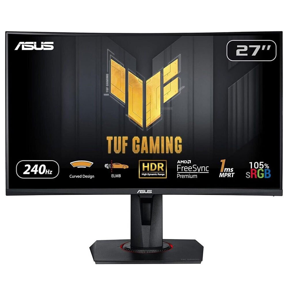 ASUS TUF GAMING VG27VQM 27'' 1MS 1920x1080 HDMI/DP PIVOT MM 240HZ CURVED LED MONITOR