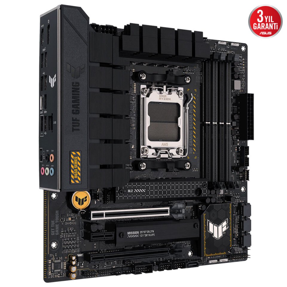 ASUS TUF GAMING B650M-PLUS 4xDDR5 DP/HDMI 2xM.2 AM5 ANAKART