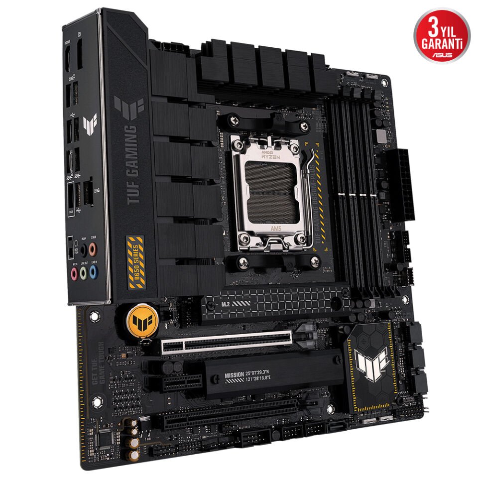 ASUS TUF GAMING B650M-PLUS 4xDDR5 DP/HDMI 2xM.2 AM5 ANAKART