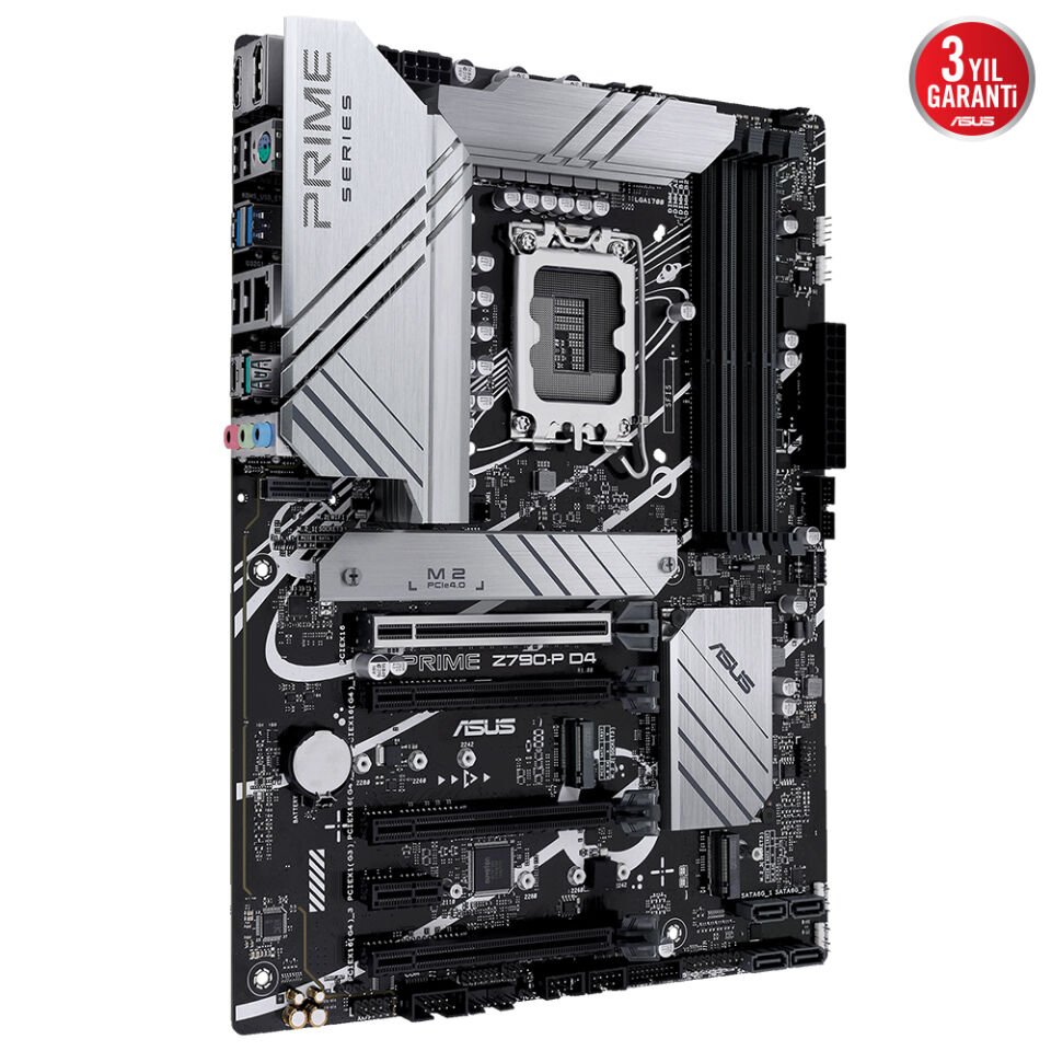 ASUS PRIME Z790-P D4 4xDDR4 HDMI/DP 3xM.2 1xGLAN 1700P (12.Gen 13.Gen) ANAKART