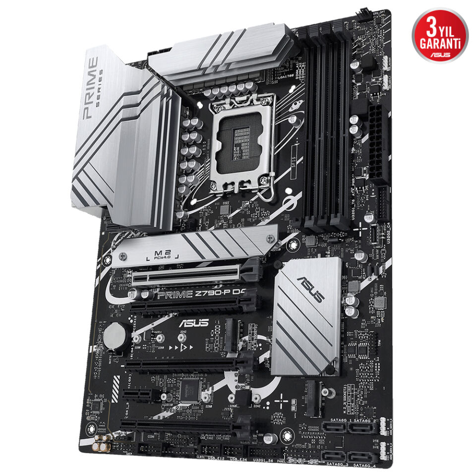 ASUS PRIME Z790-P D4 4xDDR4 HDMI/DP 3xM.2 1xGLAN 1700P (12.Gen 13.Gen) ANAKART