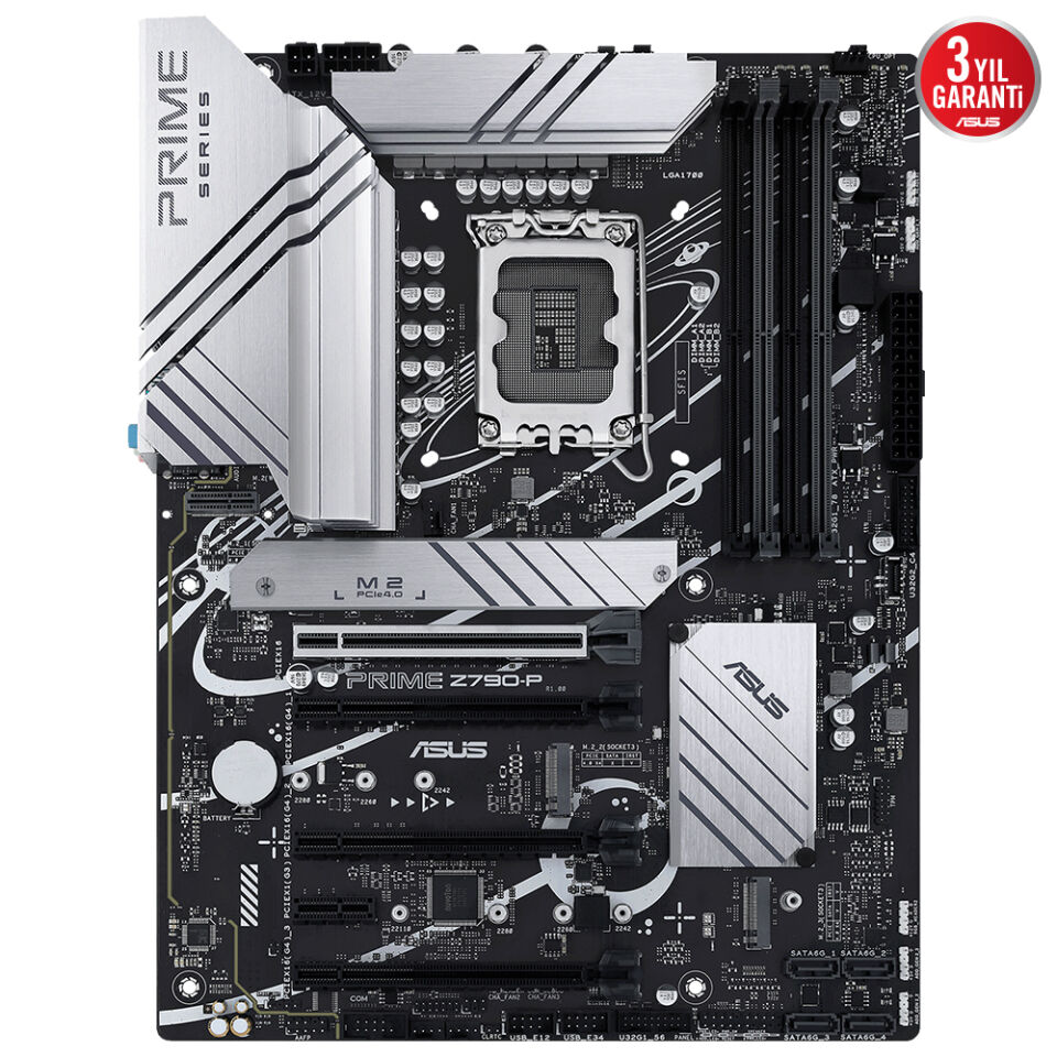 ASUS PRIME Z790-P 4xDDR5 HDMI/DP 3xM.2 1xGLAN 1700P (12.Gen 13.Gen) ANAKART