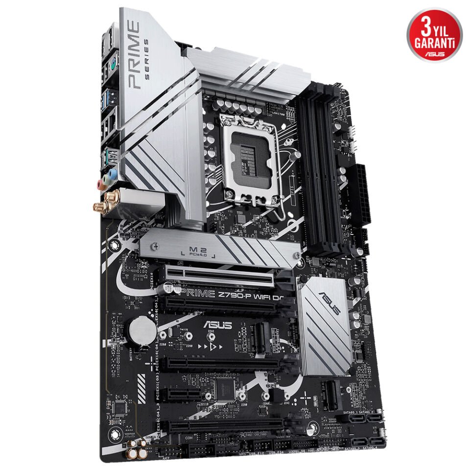ASUS PRIME Z790-P WIFI D4 4xDDR4 HDMI/DP 3xM.2 1xGLAN 1700P (12.Gen 13.Gen) ANAKART