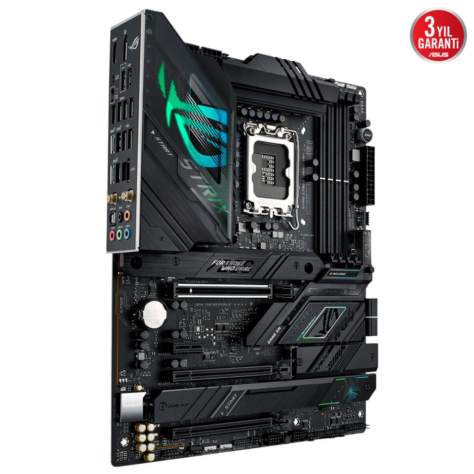 ASUS STRIX B760-F GAMING WIFI 4xDDR5 HDMI/DP 3xM.2 1xGLAN 1700P (12.Gen 13.Gen) ANAKART