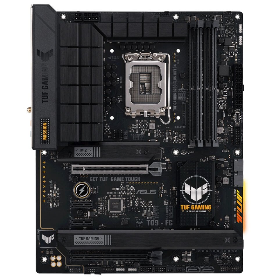 ASUS TUF GAMING B760 PLUS WIFI D4 4xDDR4 HDMI/DP 3xM.2 GLAN/WIFI6/BT 1700P (12.Gen 13.Gen) ANAKART