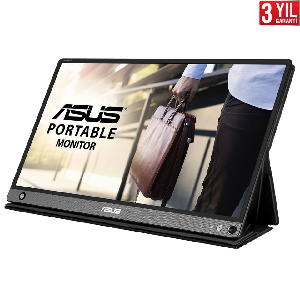 ASUS ZENSCREEN MB16AHP 15.6'' 5MS 1920x1080 TYPE-C/MICRO-HDMI TAŞINABİLİR LED DAHİLİ BATARYA