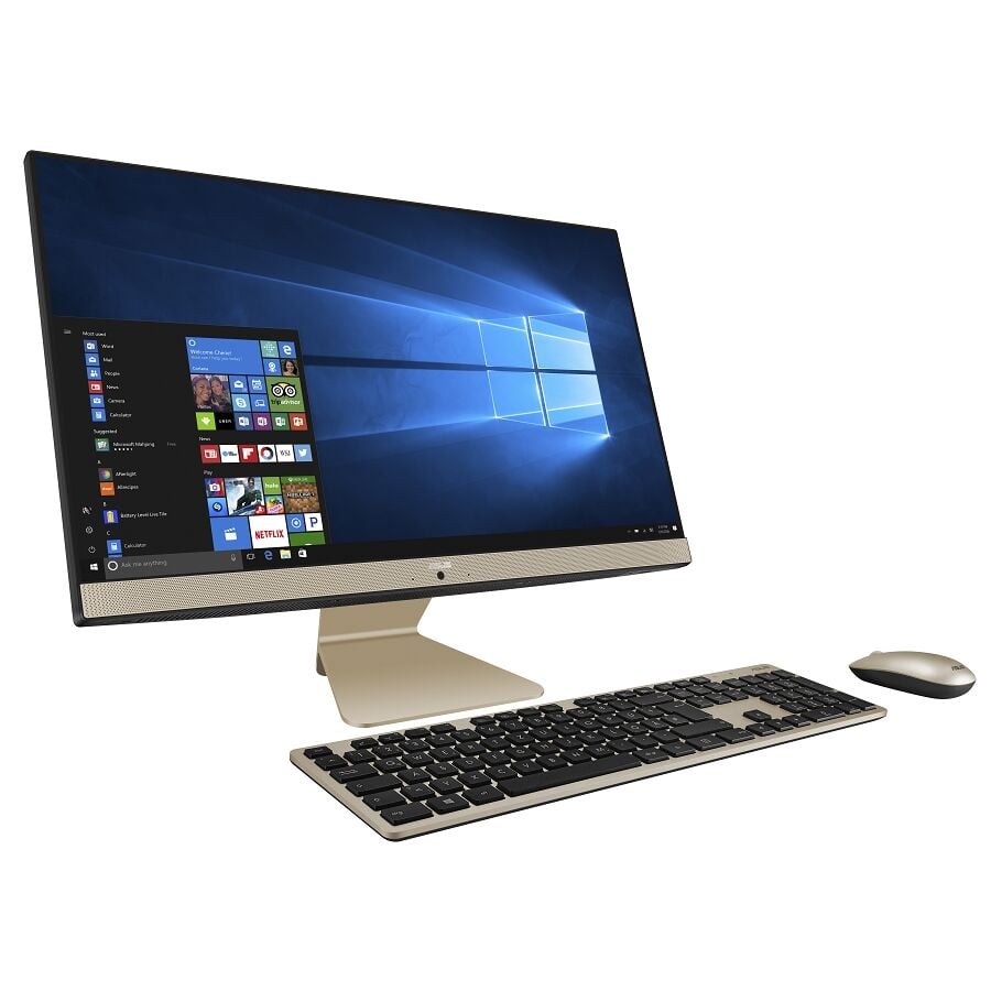 ASUS V222FAK-BA025M I5-10210U 8GB 256GB SSD O/B VGA 21.5'' FHD NONTOUCH FREE-DOS GOLD/SİYAH ALL IN ONE PC