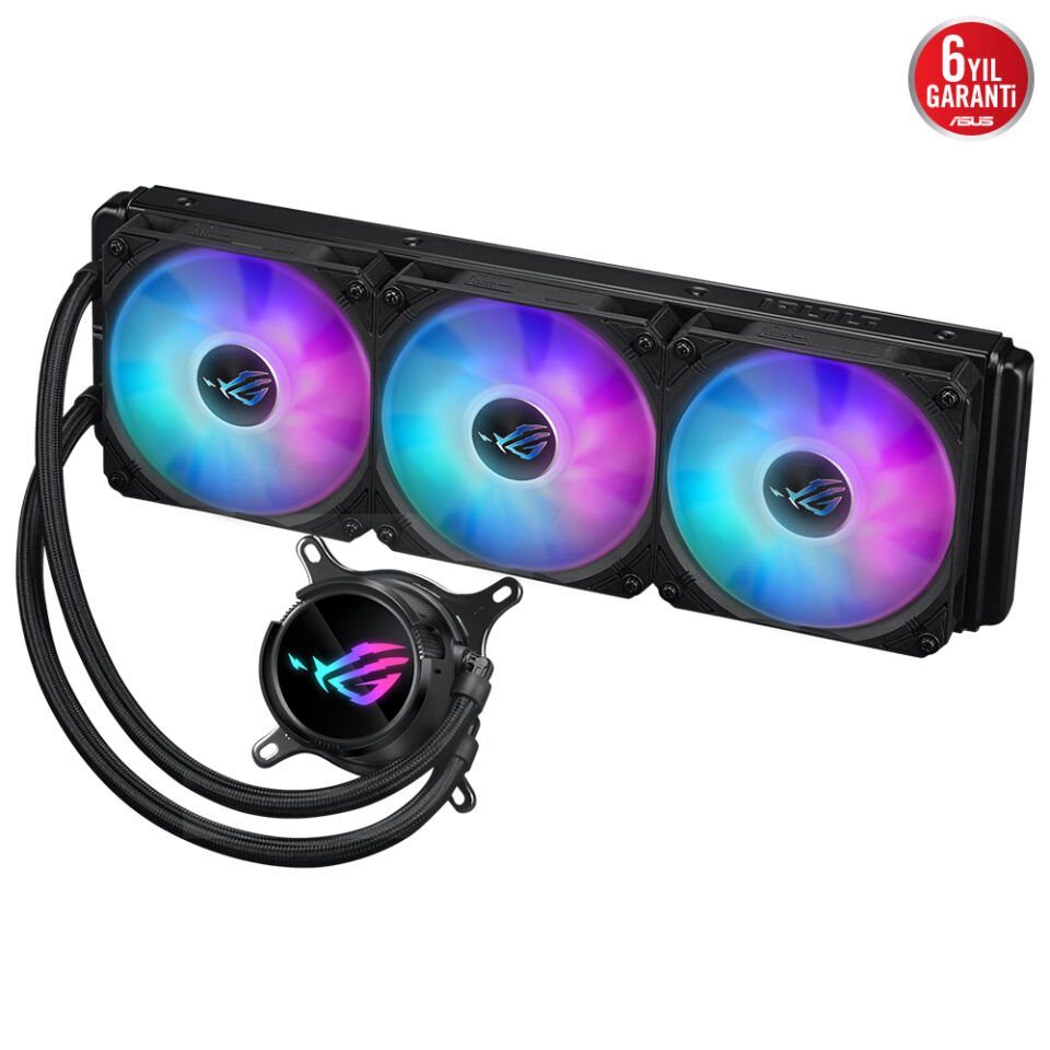 ASUS ROG STRIX LC III 360 360MM LGA1700/AM5 SOKET ARGB AURA SYNC RGB SIVI SOĞUTMA