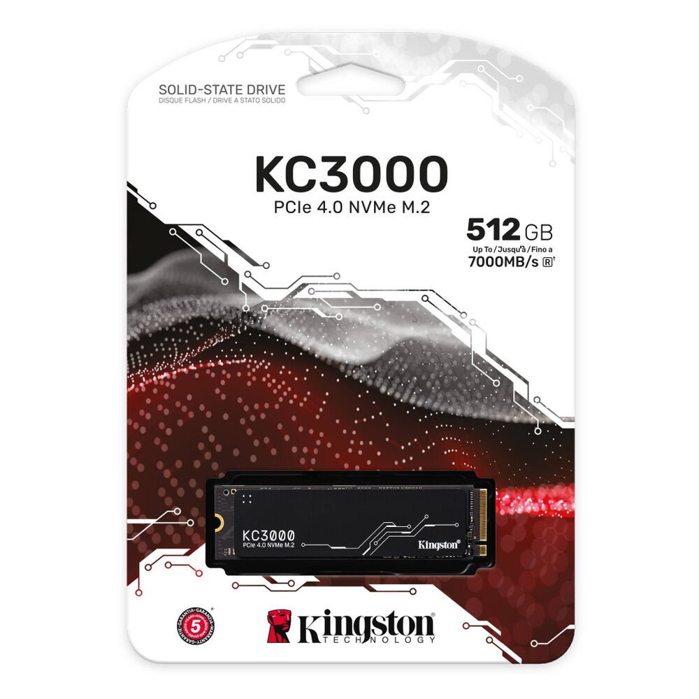 KINGSTON SKC3000S/512G 512GB 7000/3900/Mbs NVMe PCIe M.2 SSD KC3000