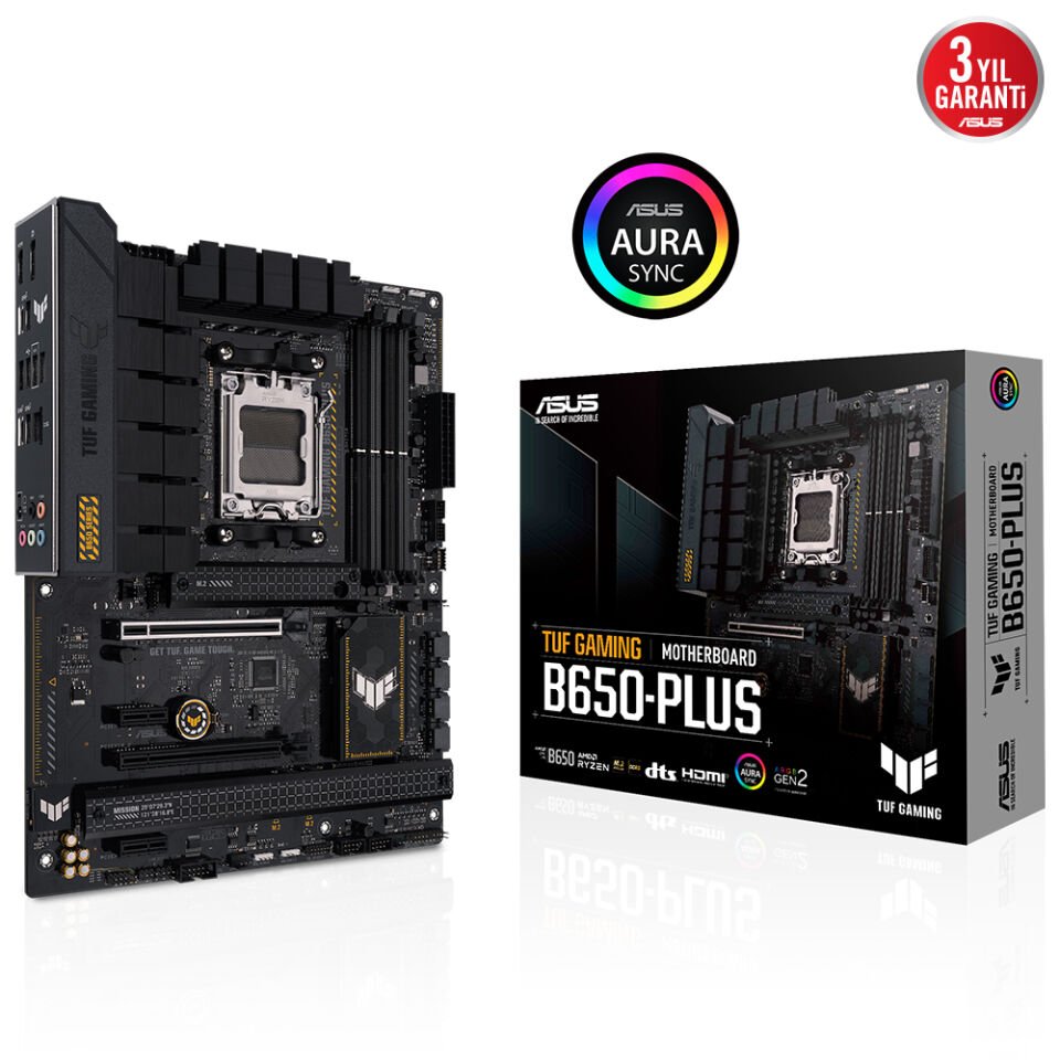 ASUS TUF GAMING B650-PLUS 4xDDR5 DP/HDMI 3xM2 AM5 ANAKART
