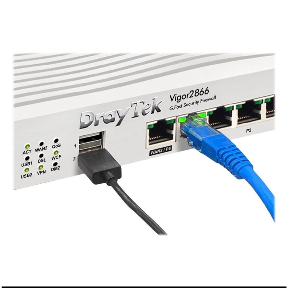 DRAYTEK VIGOR 2866 GFAST 5 PORT VPN VDSL ROUTER