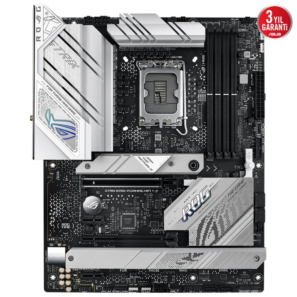 ASUS ROG STRIX B760-A GAMING WIFI 2xDDR5 HDMI/DP 3xM.2 1xGLAN 1700P ANAKART