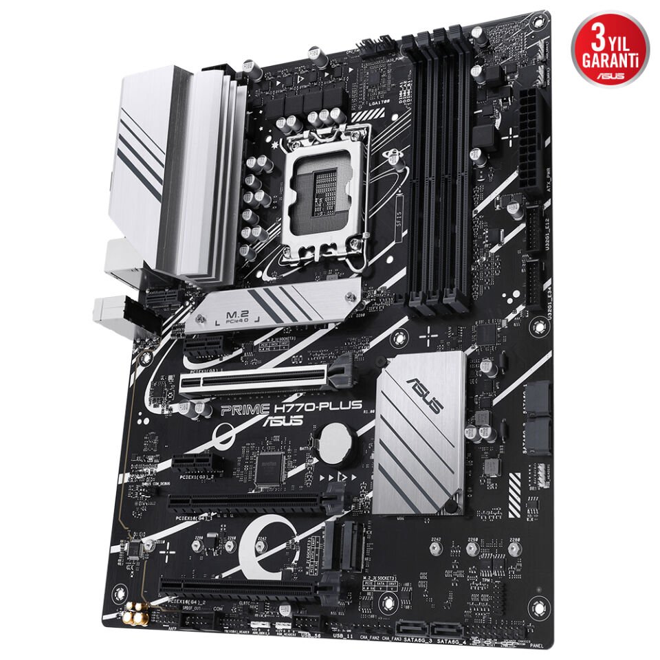 ASUS PRIME H770-PLUS 4xDDR5 HDMI/DP 3xM.2 1xGLAN 1700P (12.Gen 13.Gen) ANAKART