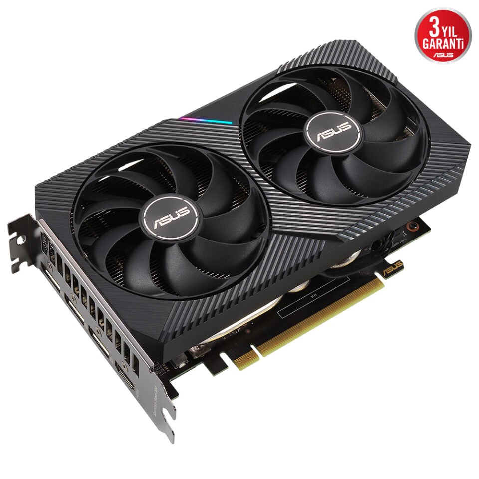 ASUS DUAL-RTX3050-O8G RTX3050 8GB GDDR6 128Bit HDMI/3xDP PCI-E 4.0
