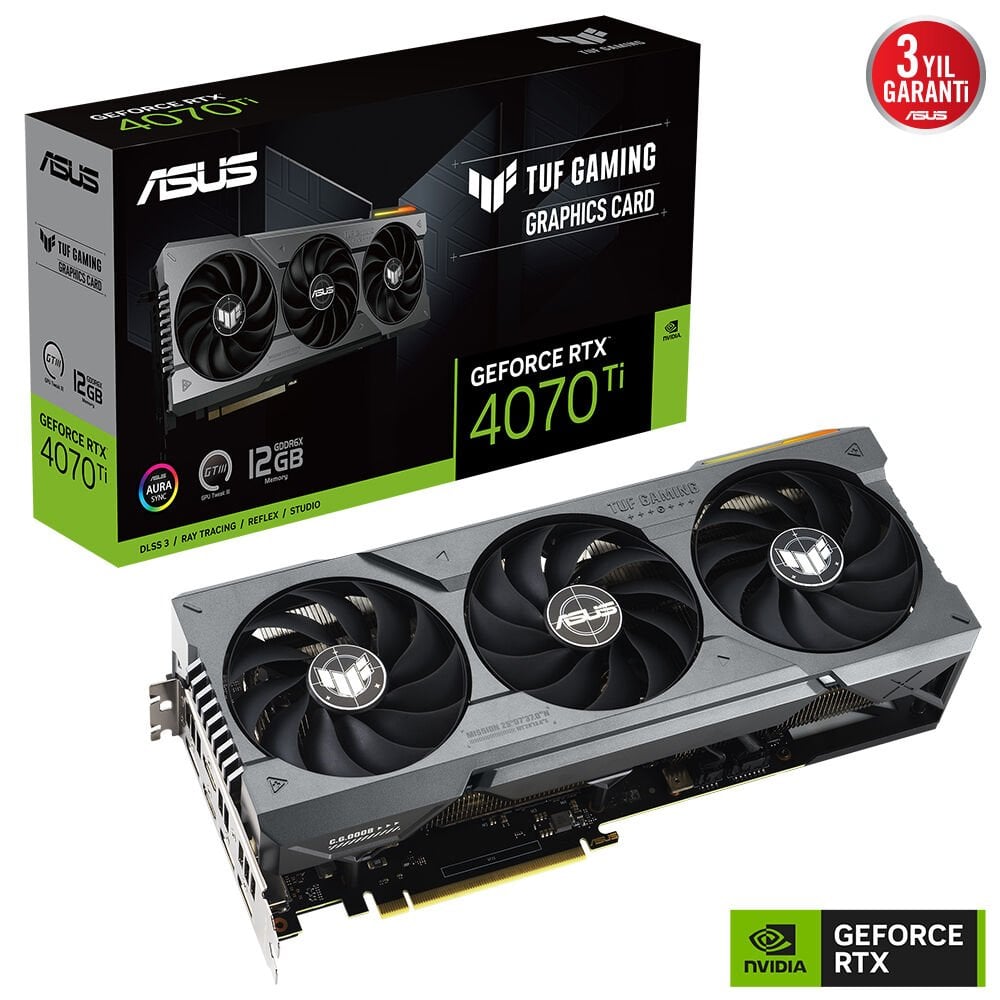 ASUS TUF-RTX4070TI-12G-GAMING RTX4070 TI 12GB GDDR6X 192Bit 2xHDMI/3XDP PCI-E 4.0